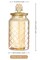 45 oz Amber Glass Storage Jar with Airtight Glass Lids,Vintage Embossed Glass Food Container,Vintage Embossed Glass Food Container,Decorative Kitchen Canister Organizer for Candy, Flour, Coffee Bean, Pet Treats